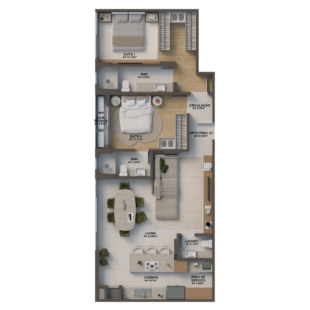 Planta Final 03 — Splendore Del Mare